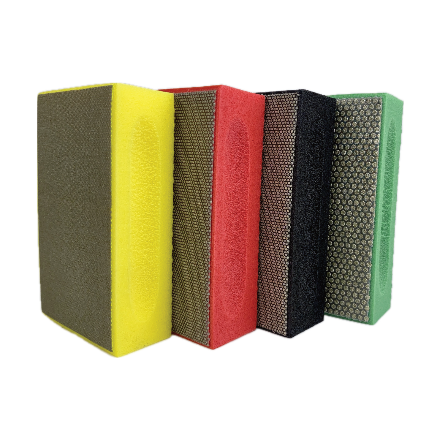 Electroflex FLAT Hand Pad Starter Pack - M60/120/200/400 Grit