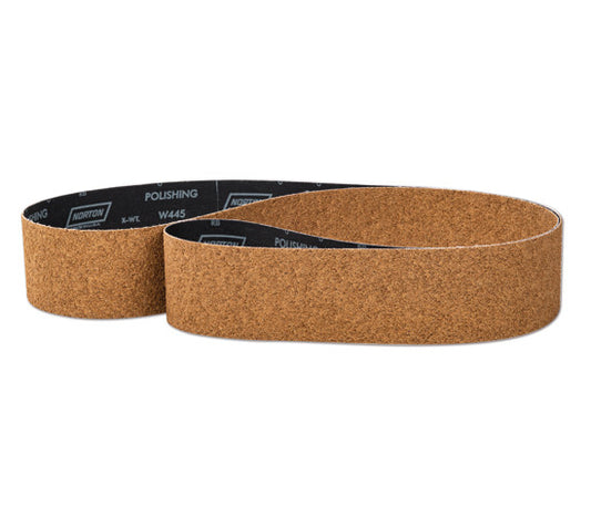 Cork 533 x 30mm Polishing Belts Norton W445